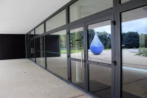 Porte lourde grand trafic aluminium pour ERP Porte lourde grand trafic aluminium pour ERP