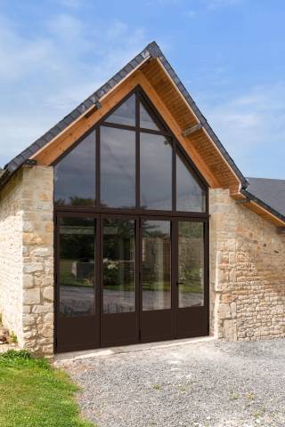 Porte repliable avec seuil PMR Smartline Porte repliable avec seuil PMR Smartline